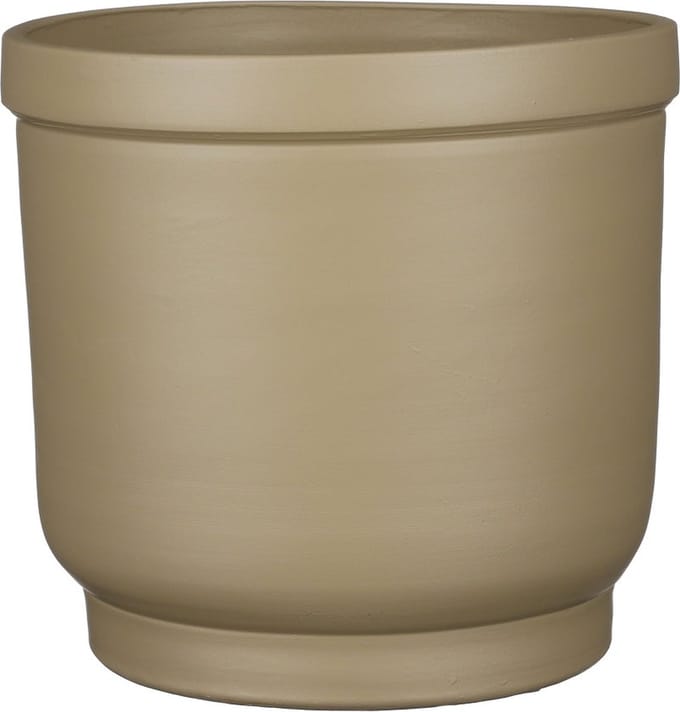 Mica Decorations Riva Bloempot - 26x26x23 cm - Terracotta - Taupe