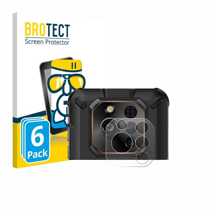 Screenprotector 6 Stuks voor Ulefone RugOne Xever 7 Pro (ALLEEN Camera Lens) Beschermglas transparant