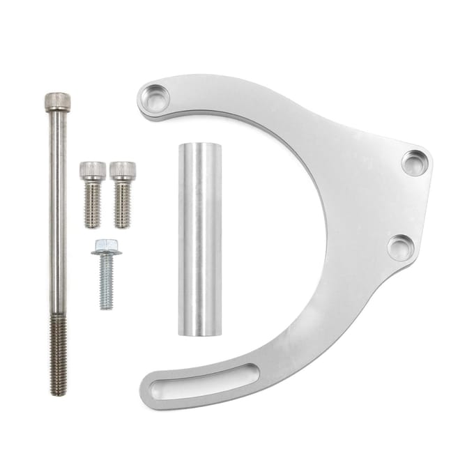 BBC Dynamobeugel Verstelbare LWP Low Mount Vervanging voor Big Block Chevy Long Kit 551496 white