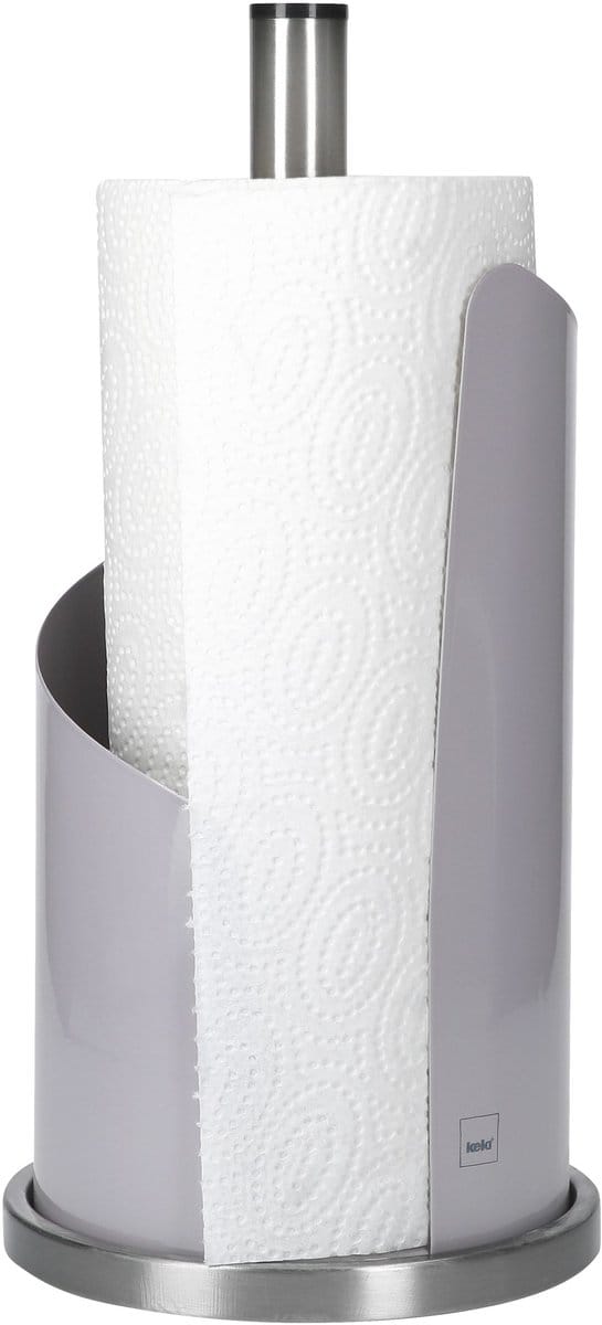 Keukenrolhouder Stella paars 15 cm Ø, H 33 cm - 11252