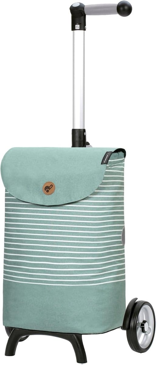 Moderne Boodschappentrolley met Ergonomische Handgreep - 37 Liter Capaciteit