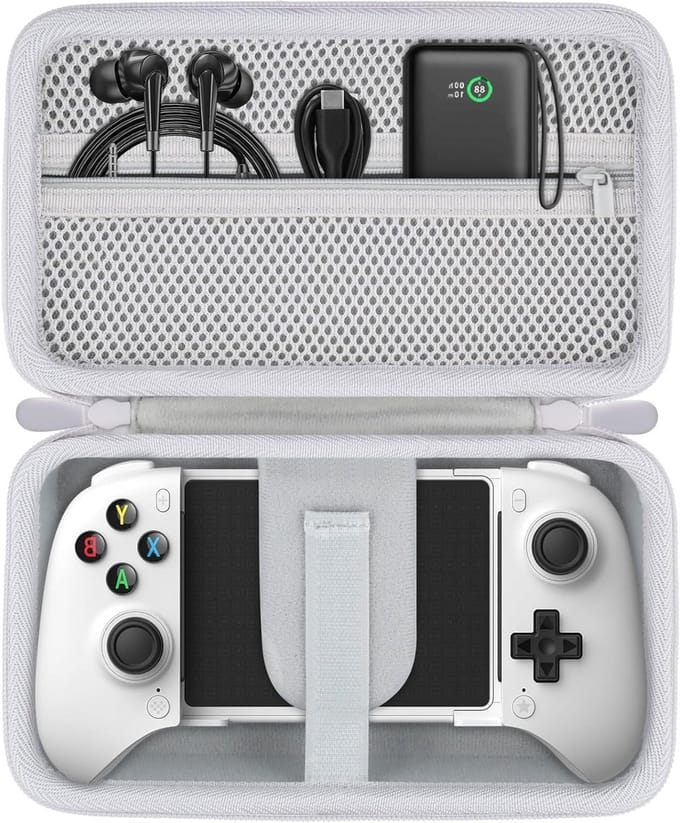 Harde hoes voor 8Bitdo Ultimate mobiele gamecontroller - Bescherming, Duurzaam en Lichtgewicht (wit)