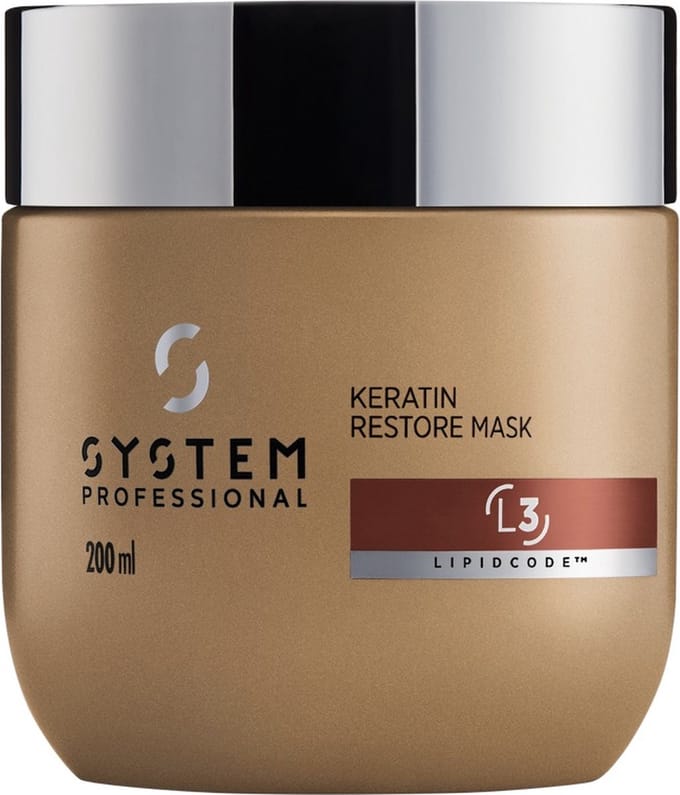 Wella Professionals System Professional Haarmasker Luxe Oil Keratin Restore 200 ml