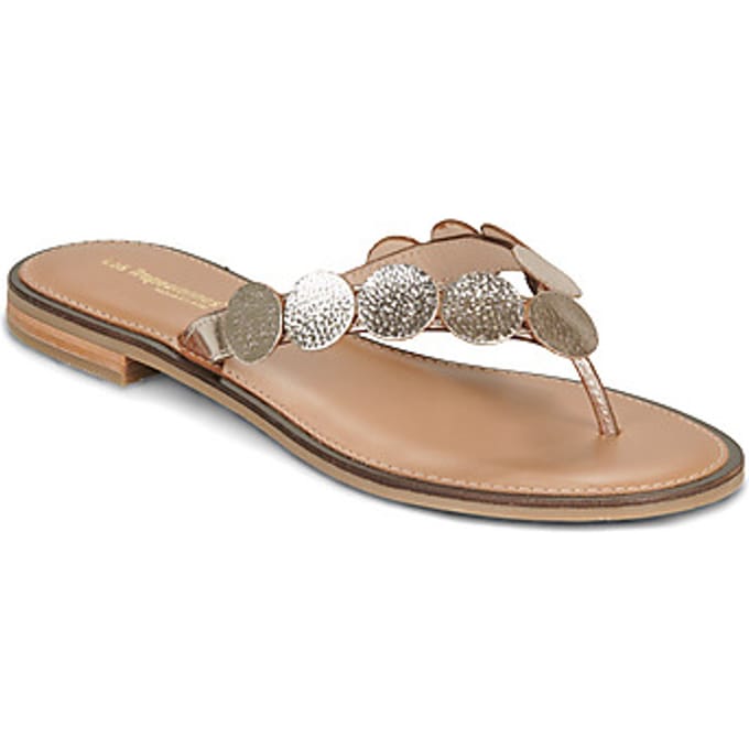 Hollytong leren sandalen