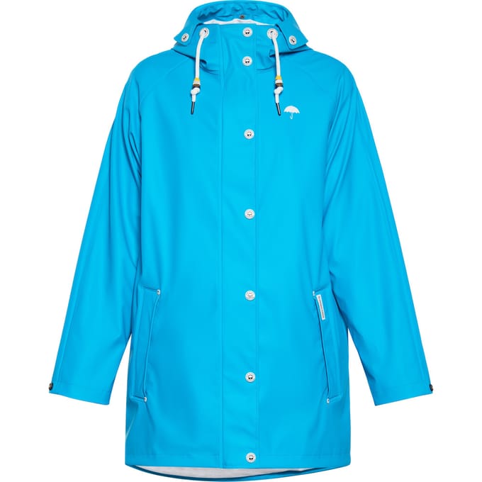 Schmuddelwedda Mackintosh Dames Cyaan blauw
