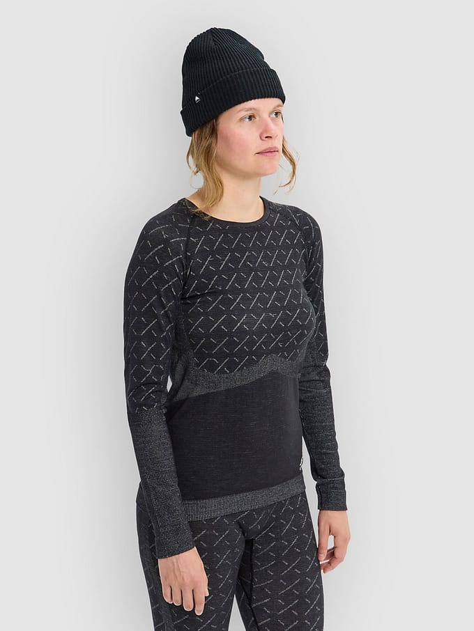 Burton Ak Slokar Crew Base Layer Top zwart