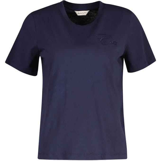 Dames T-shirt regular Gant Tonal Graphic