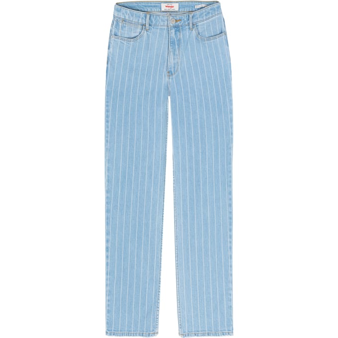 Wrangler - STRAIGHT CROP - STONE STRIPE - W29 X L32