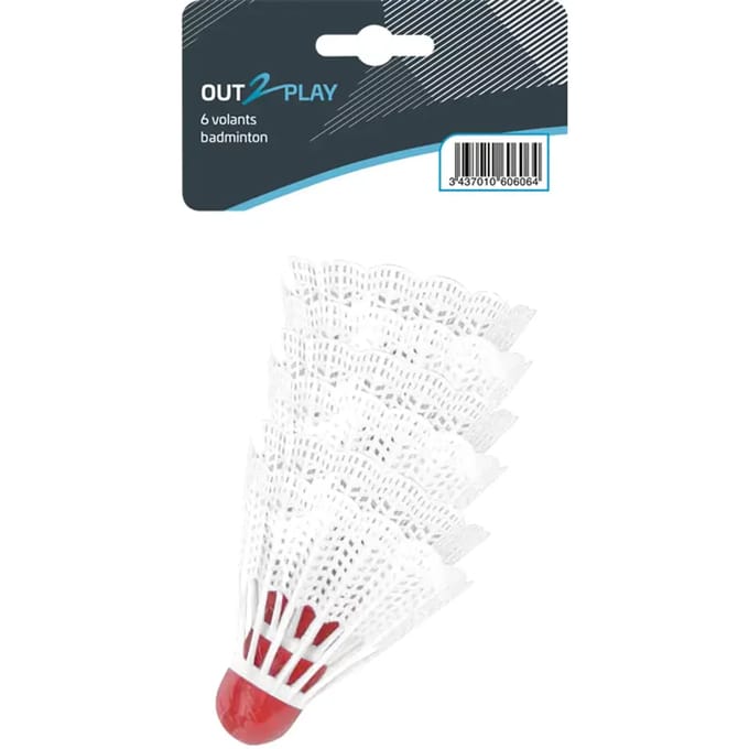 Badminton shuttle Out2Play O2P (x6)
