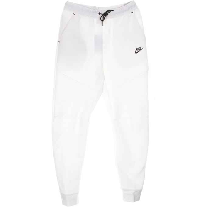 Lichtgewicht trainingsbroek heren sportkleding Tech Fleece broek wit/zwart