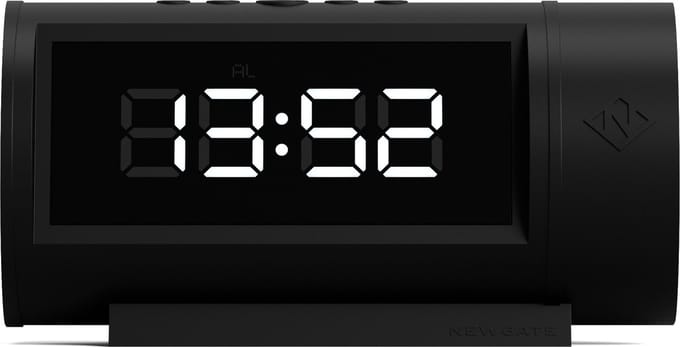 Newgate Pil - LED wekker - Zwart