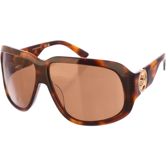 LO736S dames vierkante acetaten zonnebril