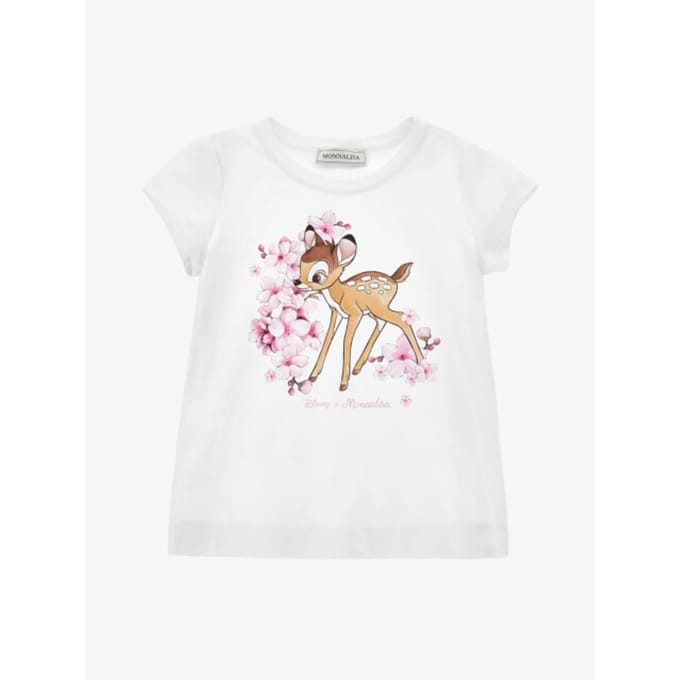 Monnalisa Meisjes t-shirt bambi