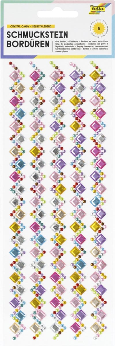 Stickers Folia juwelen rand Candy