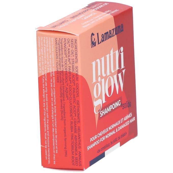 Lamazuna Shampoo bar normaal haar - nutriglow 70 Gram