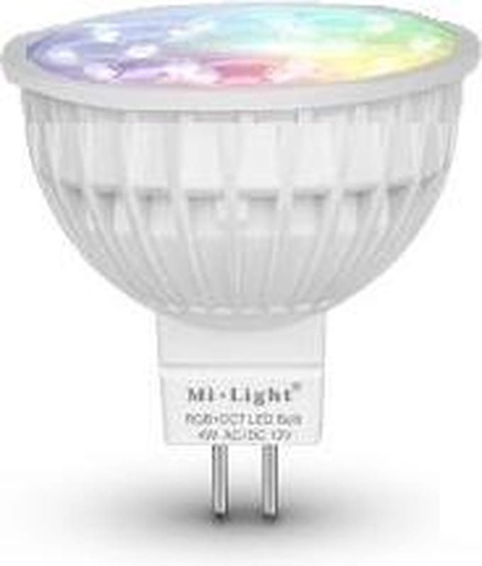Milight led spot RGBWW 4 Watt MR16 fitting