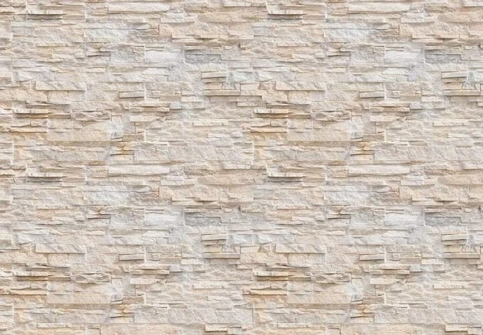 Fotobehang - Stone Wall 366x254cm - Papierbehang