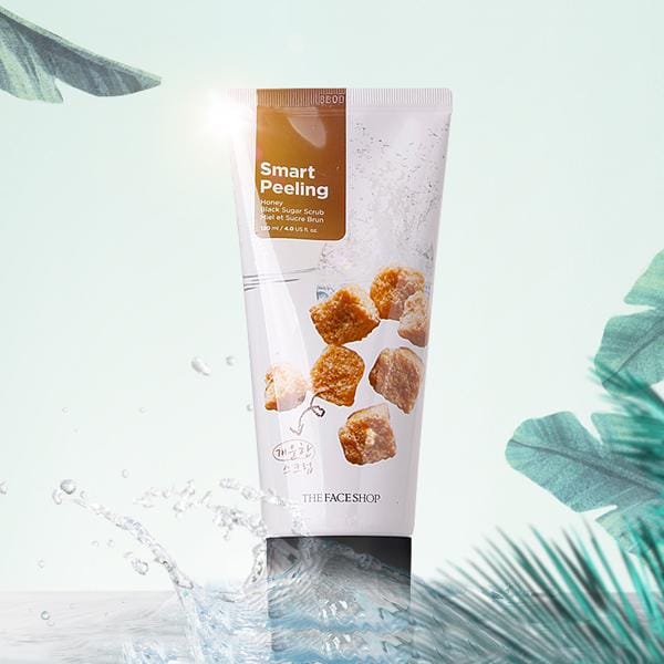 The Face Shop Smart Peeling Honey Black Sugar Scrub 120 ml