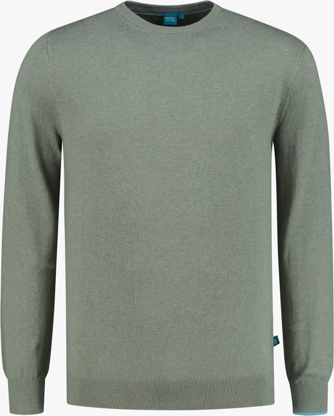 District Indigo Pullover Crewneck Green Melange (7.21.500.550 - 074)