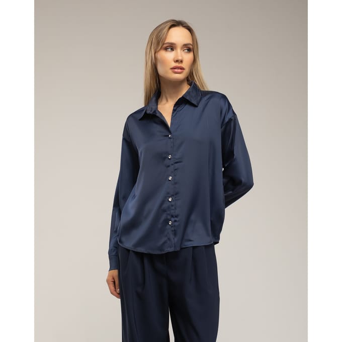 Zijden blouse