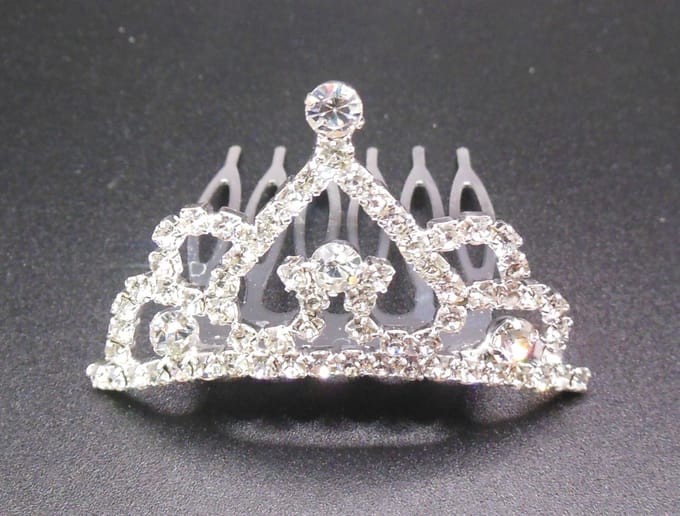 Tiara klein kroontje met strass #4