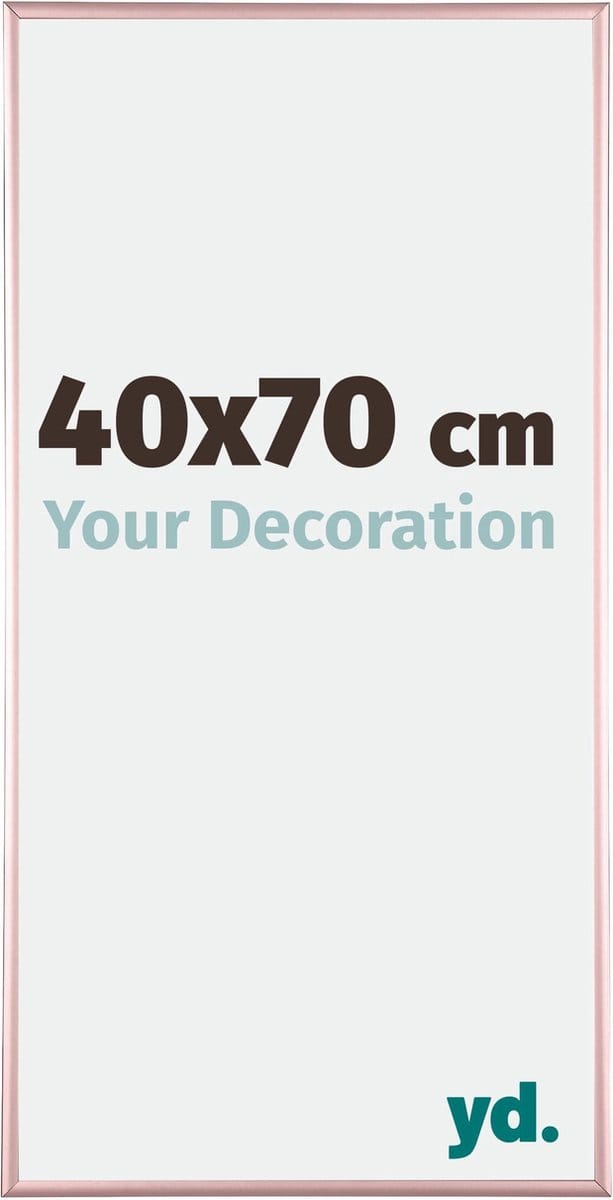 Your Decoration - Fotolijst 40x70 cm - Aluminium - Koper - Kent
