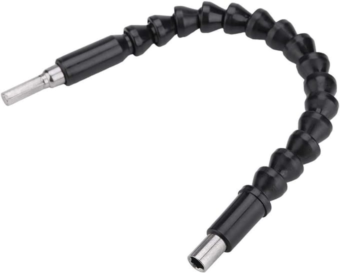 Flexibele houder voor bits en schroevendraaiers, 290 mm, met hoekadapter 1/4 inch voor precisiewerk