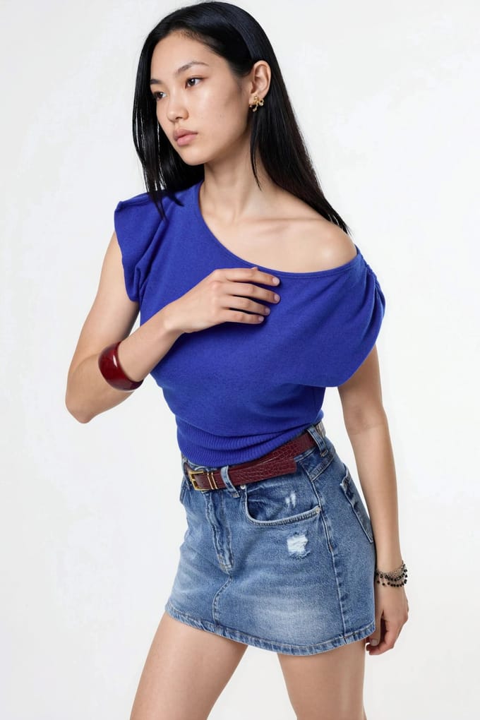 Bootnek Geribde Blouse