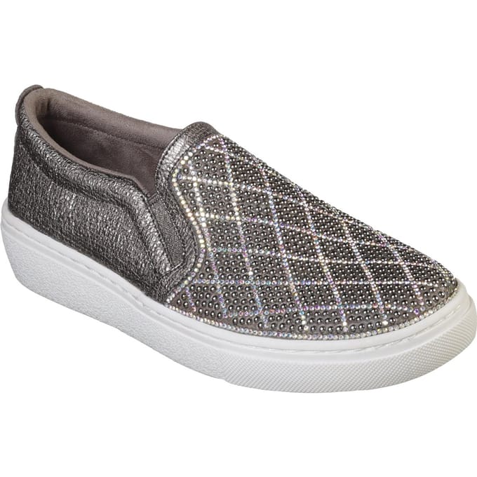 Skechers Goldie Diamond Darling Dames Sneakers - Bruin - Maat 37