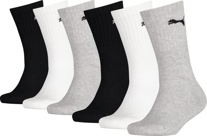Puma Crew Sokken Junior (6-pack)