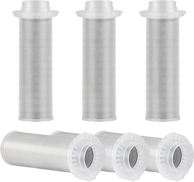 6 Stuks Filterpatroon voor Spin-Down Waterfilter - Sedimentfilter voor Schoon Drinkwater