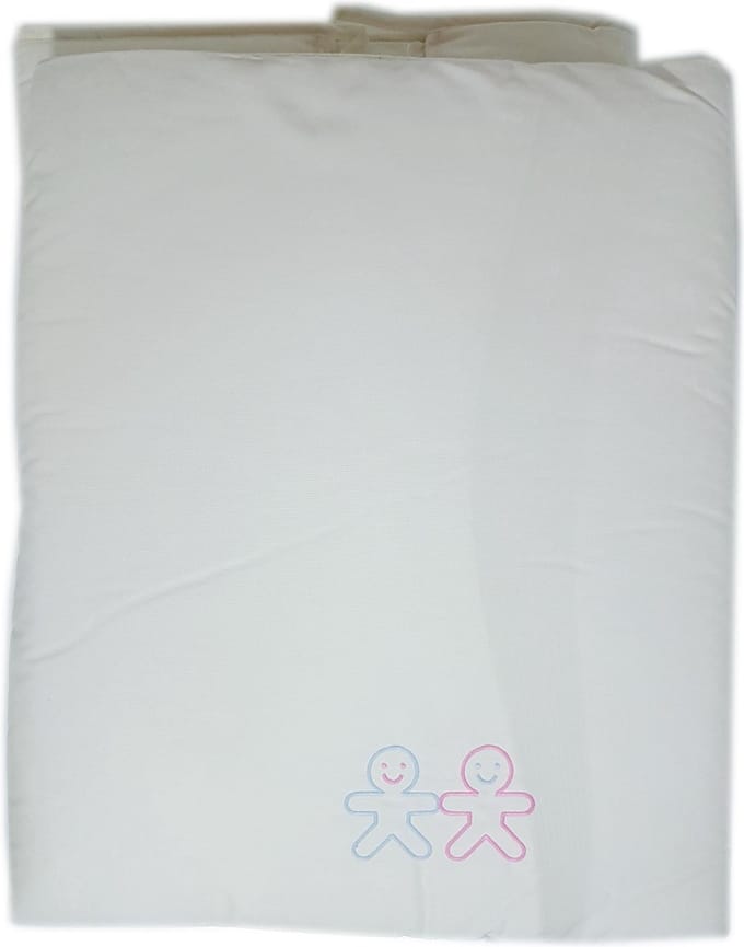 ANEL - bedomrander groot - Tweeling - Ecru - Model: Twin - 240x60 & 90x60cm