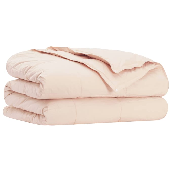 vidaXL - Deken - Set - 2 - st - 140 - x - 220 - cm - Kapok - en - Polyester - Beige