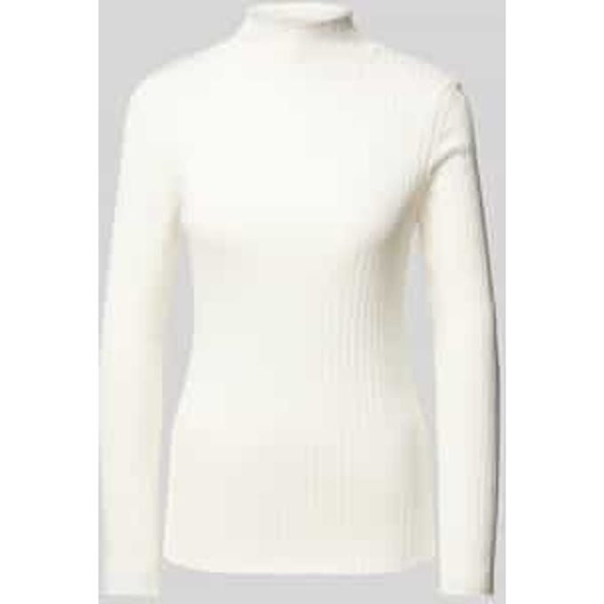 Gebreide pullover met opstaande kraag