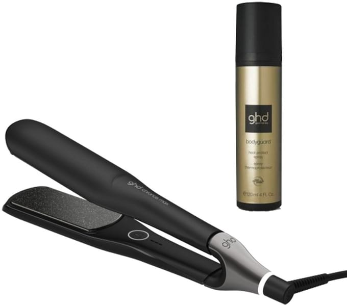 ghd Chronos Max Styler Black + Heat Protect Styling Bodyguard 120ml