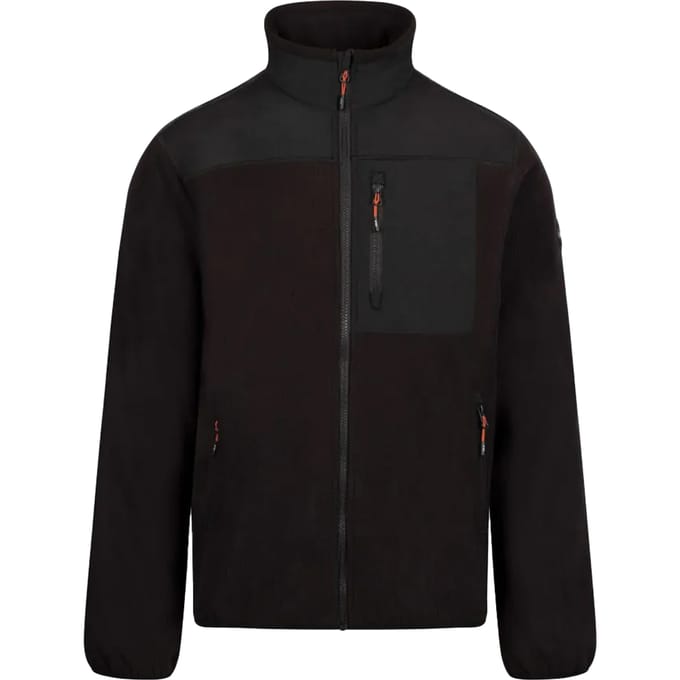 Trespass Heren Lafferty Fleece Jas (Zwart)
