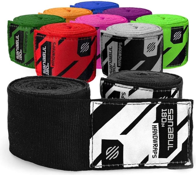 Sanabul Elastic Professional Bandages - 4,5 m - zwart