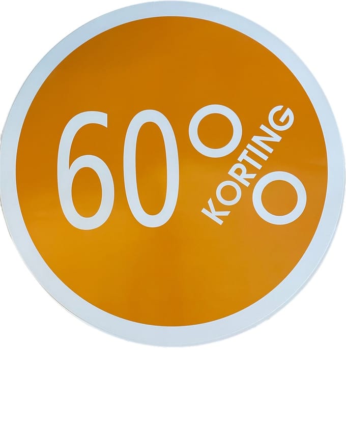 Raambiljet 60% korting Cirkel 48 cm