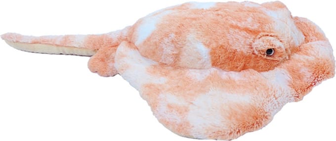 PIA Soft Toys - Pluche Knuffeldier Rog oranje - 35 cm