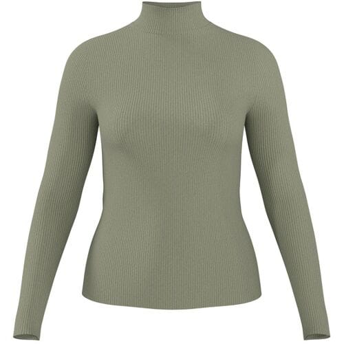 ESMARA Dames gebreide coltrui (groen, S (36/38))