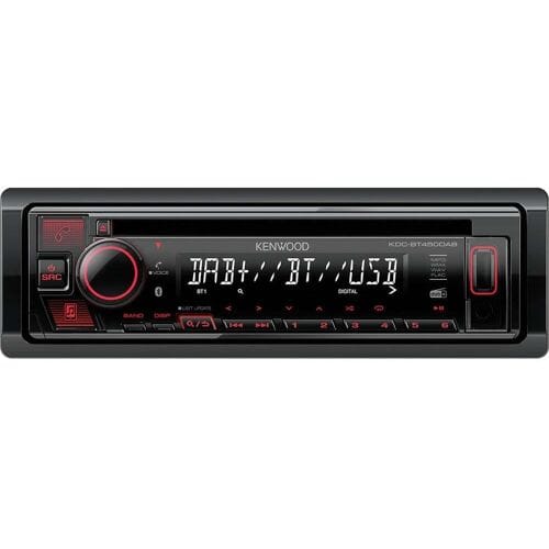 Kenwood KDCBT450DAB Autoradio enkel DIN Aansluiting voor stuurbediening