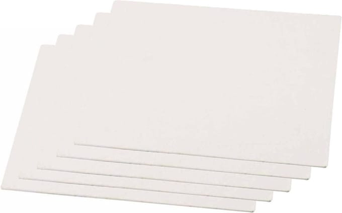 Canvas schilderdoeken - 20x - 15 x 21 cm - 3 mm dikte - 280 grams