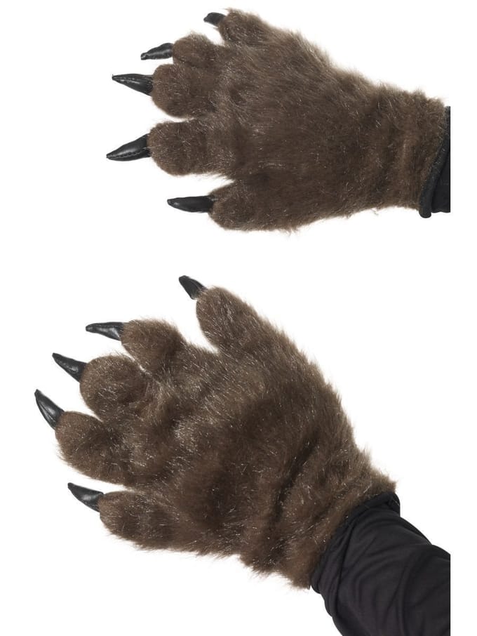 Dressing Up & Costumes | Costumes - Halloween - Hairy Monster Hands