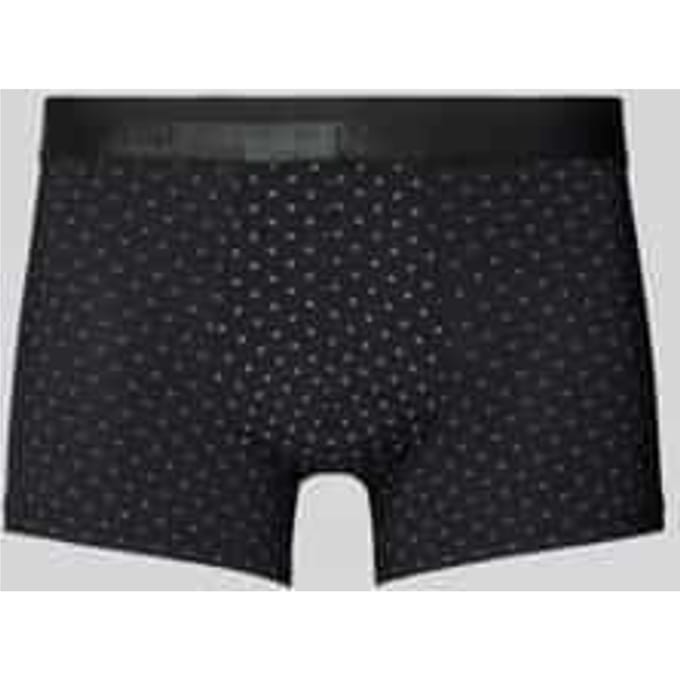 HOM - Max Boxer Briefs (1-pack) - Heren Boxer microfiber - Zwart dessin - Maat M