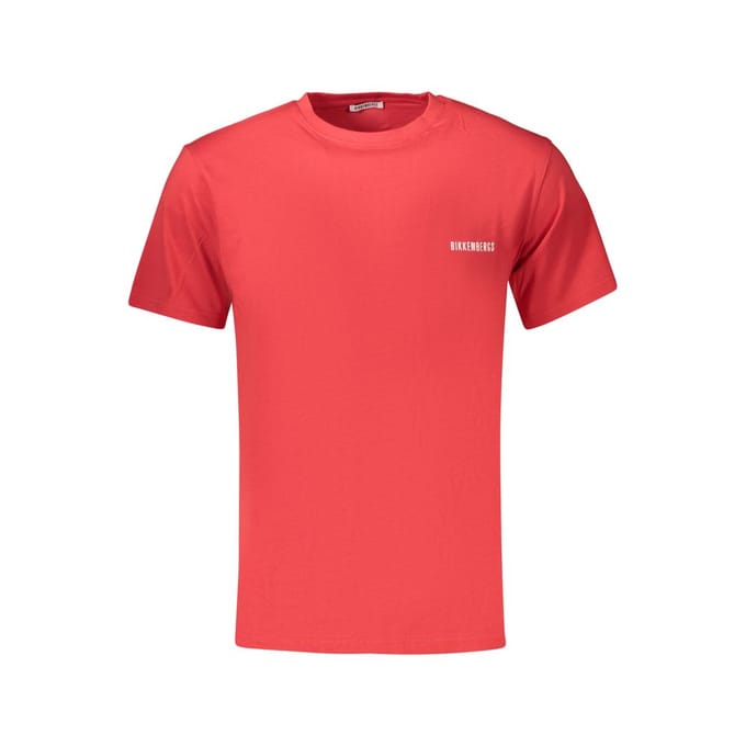 Bikkembergs Rosso Katoenen Heren T-shirt