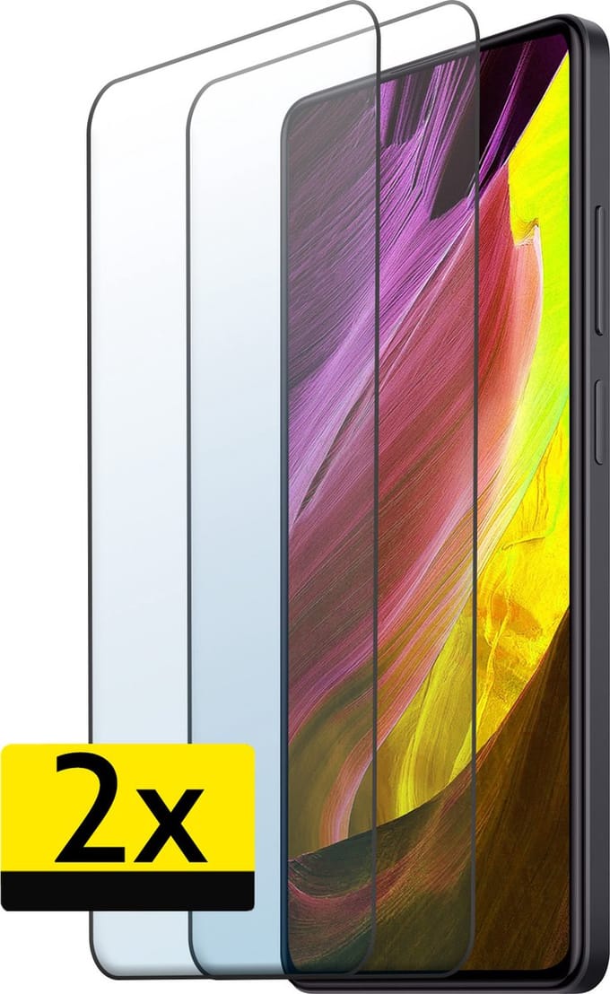 Screenprotector - Geschikt voor Xiaomi Redmi Note 12 Pro+ - 2 Stuks - Extra Sterk - Beschermglas - Gehard Glas - Tempered Glass - Screen Protector