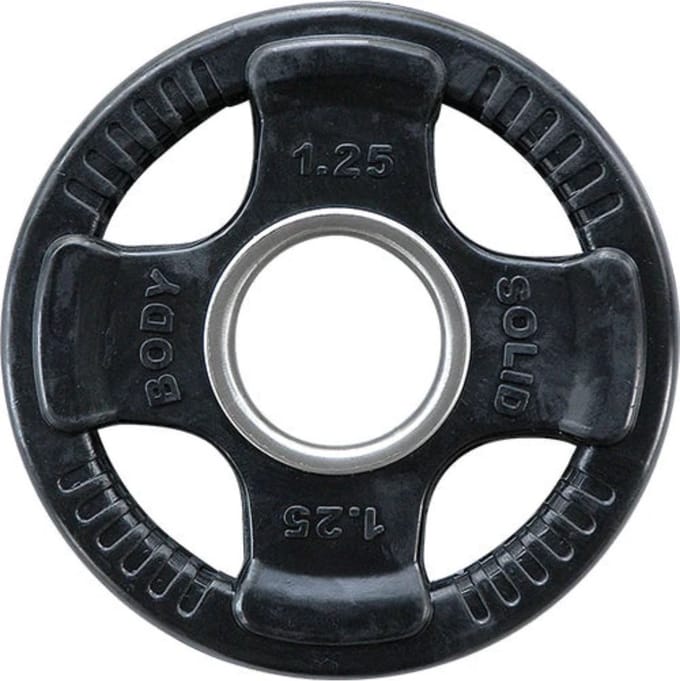 Body-Solid - Olympische Halterschijf - 50 mm - 1,25 kg - Rubber coated