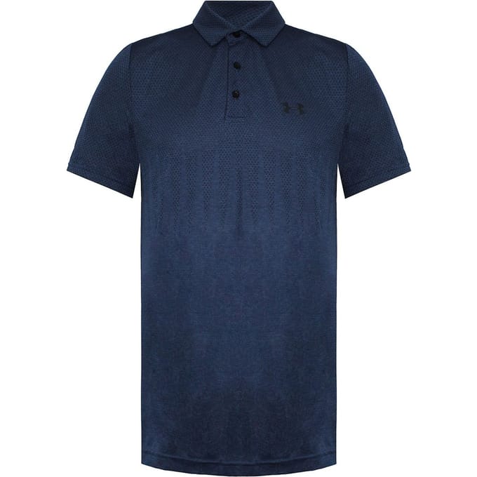 Under Armour Vanish Seamless Heren Navy Blauw Poloshirt