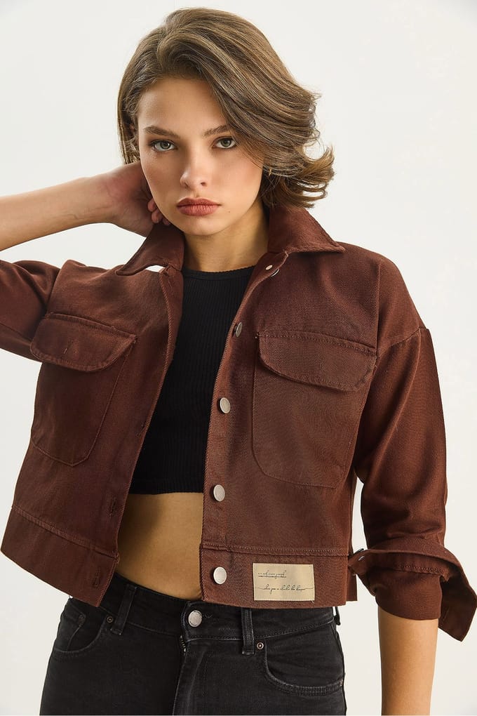 Gabardine Knoopjack