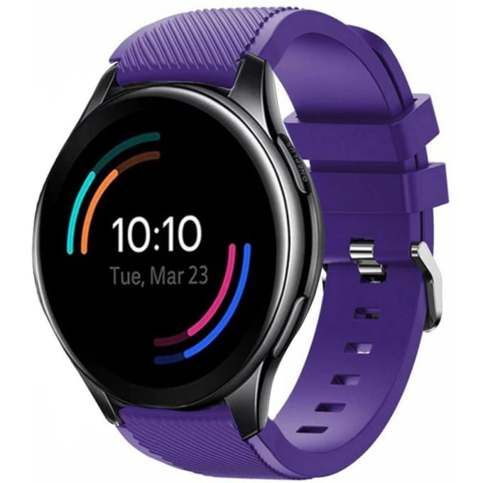 OnePlus Watch siliconen band (paars)